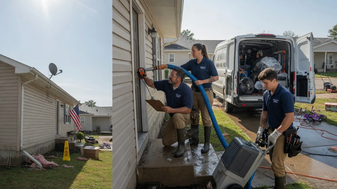 Ceiling Water Damage Restoration in Dexter, ME near me